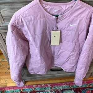 Nike Women's Light Purple Puffer Jacket (therma-fit) NWT